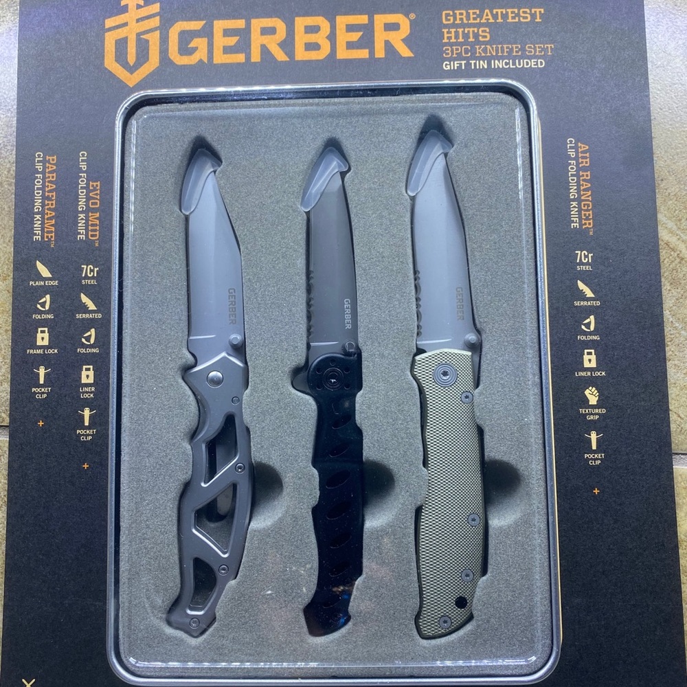 New Gerber knife gift set